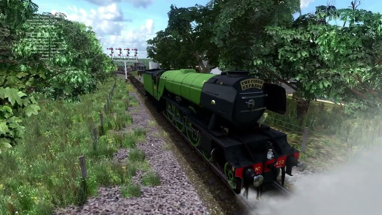 How to drive a steam Locomotive in TS Classic!