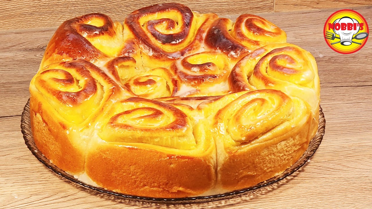 Чрезвычайно вкусный, сочный, пышный, пудинговый пирог с улиткой или пудинговый пирог?