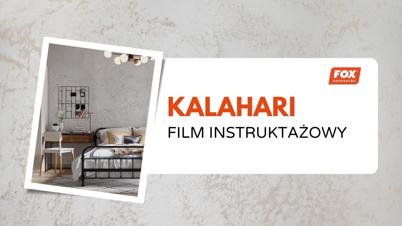 Efekt Kalahari. Jednowarstwowa dekoracja na ścianę. Jak zrobić krok po kroku?
