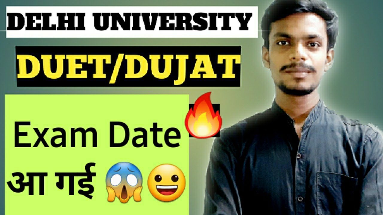 Du Jat Entrance Exam Date Released||Official Date Announced||DUJAT 2020||DUET||By Sahu Academy
