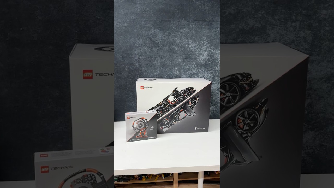 The next LEGO Supercar is officially revealed! LEGO Technic 42232 Koenigsegg Sedair&lsquo;s Spear + GWP