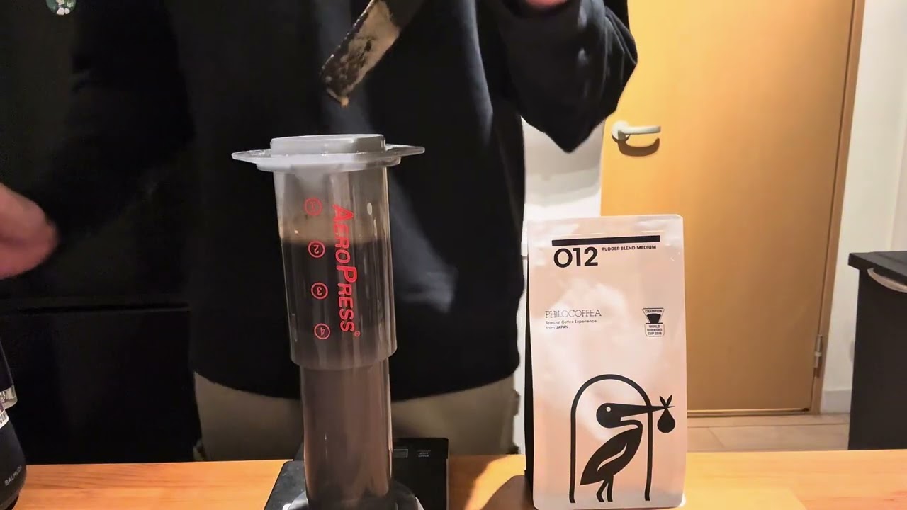 エアロプレスでコーヒーを淹れる｜PHILOCOFFEA 012