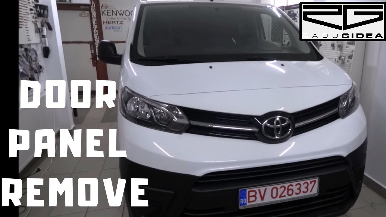 Toyota Proace Door Panel Remove - ENGLISH