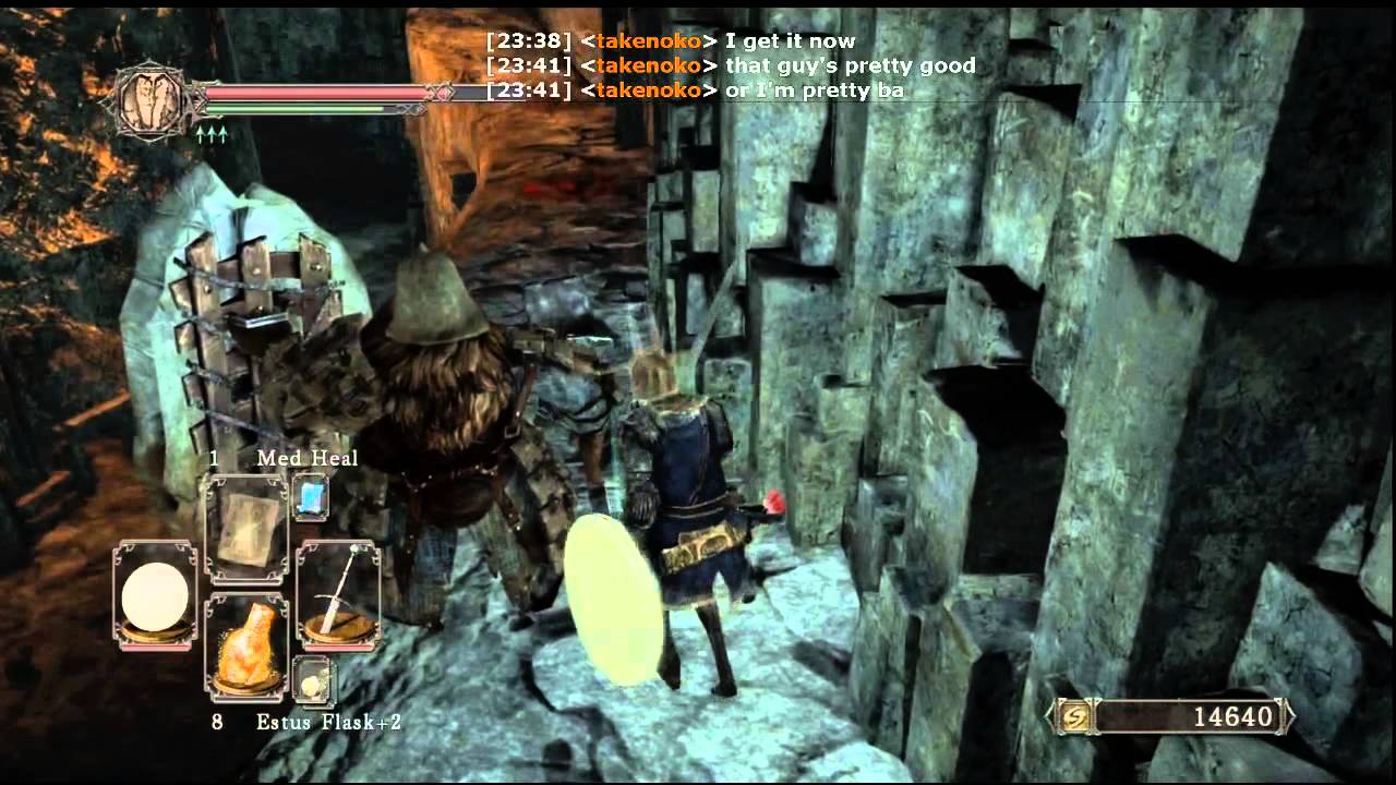 Dark Souls II NG Blind Part 55 Text commentary (Pharros' Doors and PVP)