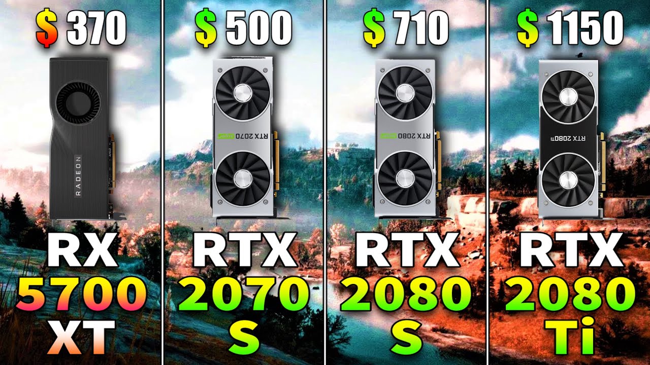 RX 5700 XT vs RTX 2070 SUPER vs RTX 2080 SUPER vs RTX 2080 Ti