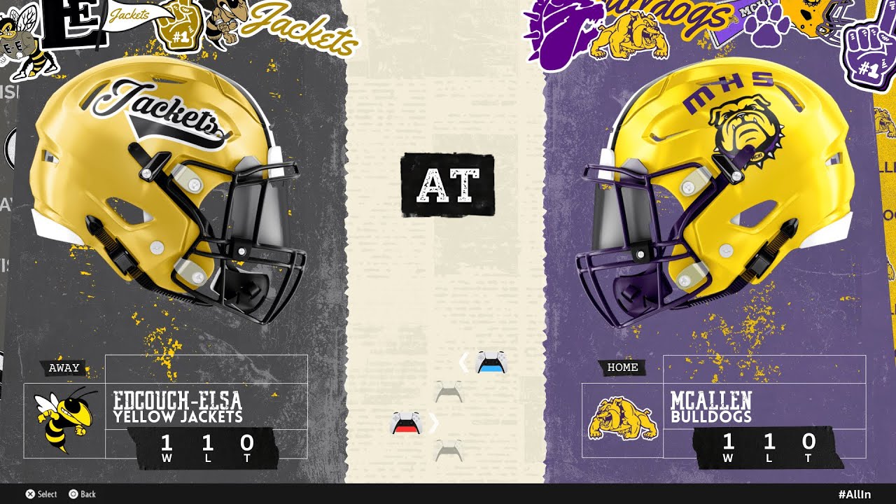 Football - Edcouch Elsa Vs McAllen High - Week 3 - 2025 | McAllen ISD