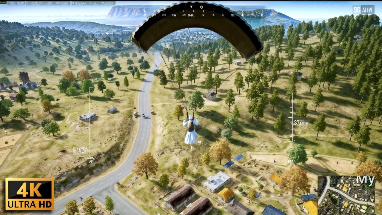 PUBG PC : NEW ERANGLE SOLO TPP GAMEPLAY (No commentary)