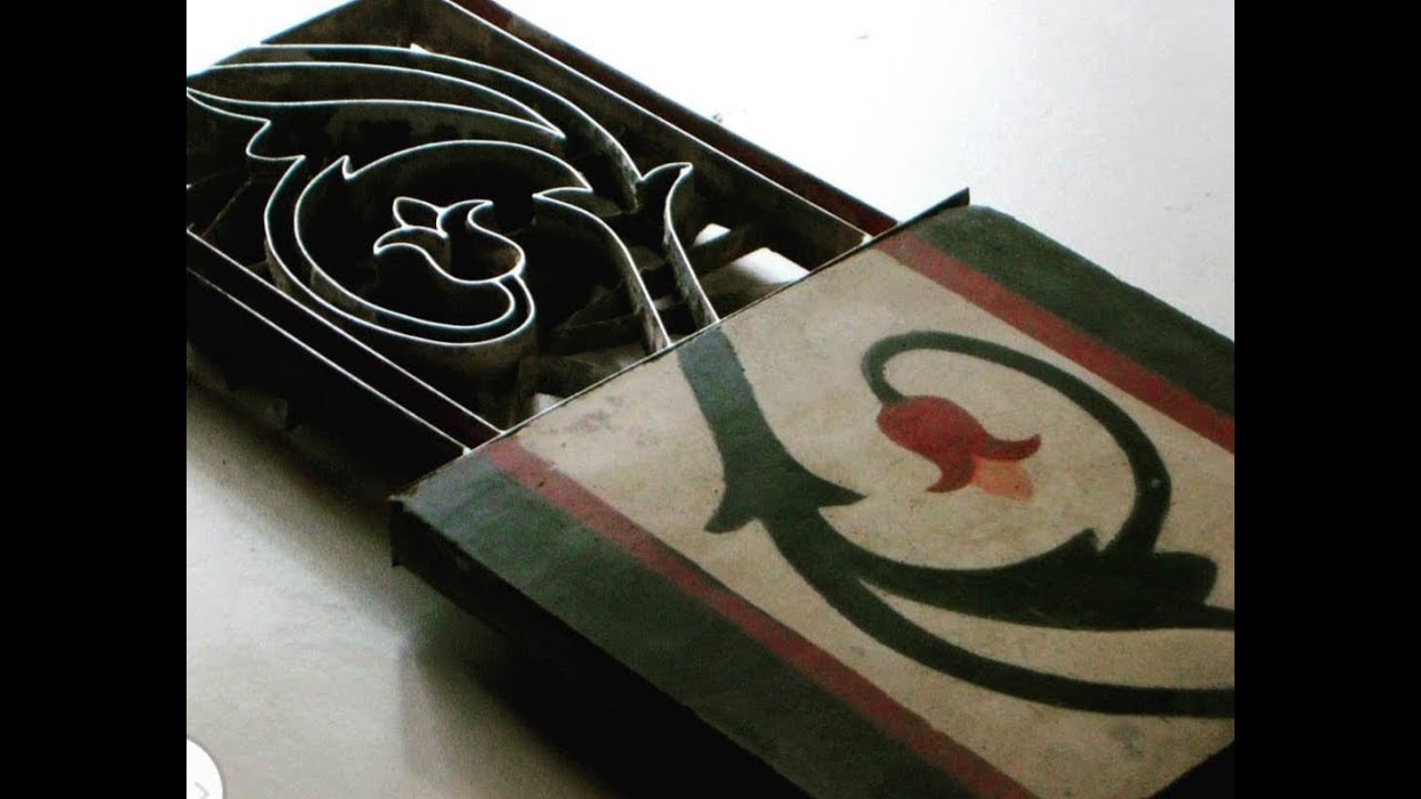 Copper mold - cement tiles
