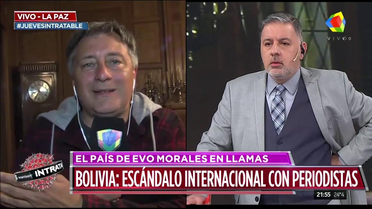 Periodistas argentinos refugiados en la embajada Argentina