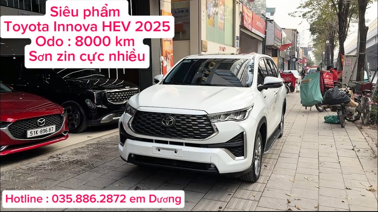 Siêu phẩm #Toyota #Innova #HEV 2025 .Odo : 8000 km . Sơn zin cực nhiều #oto #xuhuong 