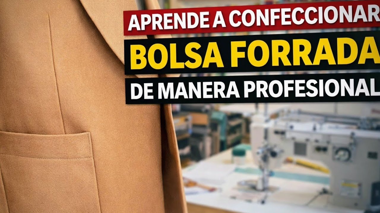 : Bolsa forrada. aprende paso a paso está técnica profesional de sastrería 