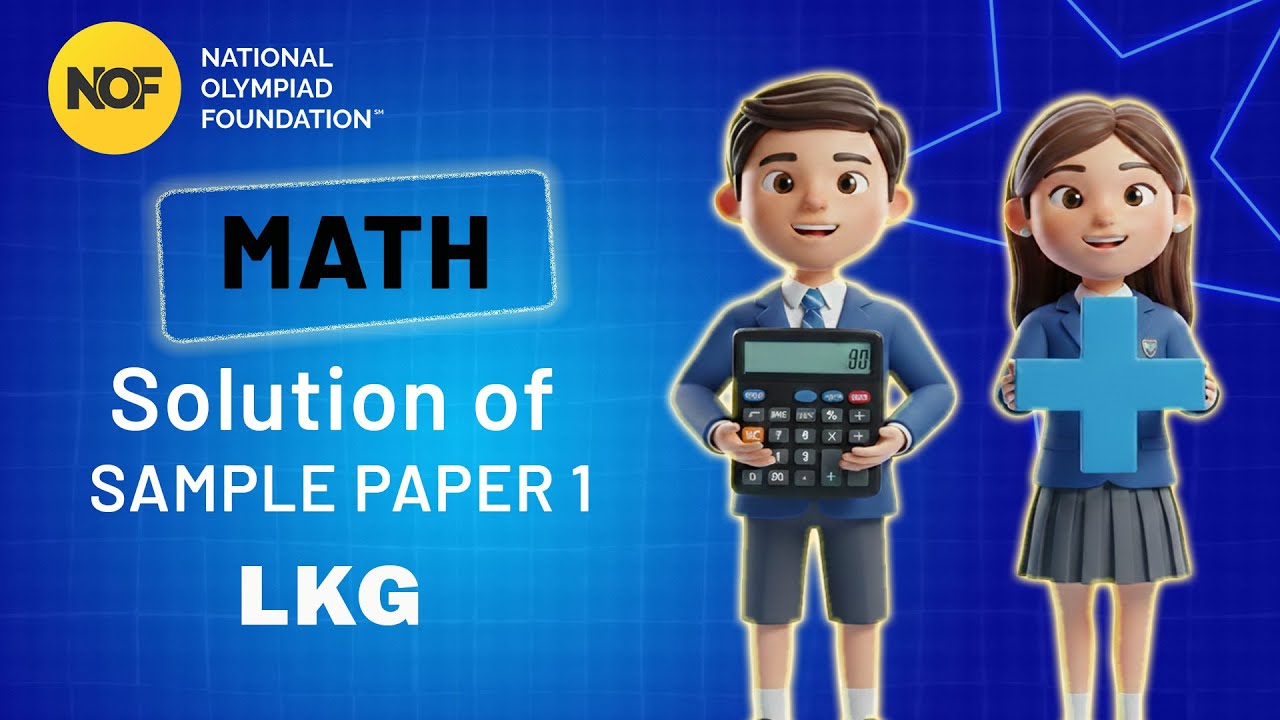 LKG - MATH - NOF Sample paper solution