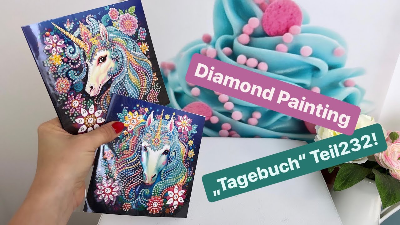 Diamond Painting „Tagebuch“ Teil232!🙃💚 Ich starte mit meinem neuen Bild! 🤗💚