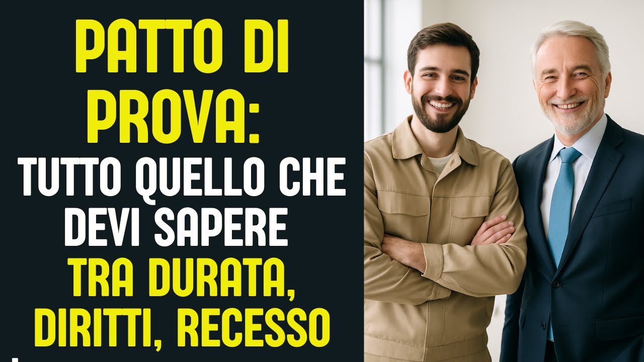 Patto di Prova: Tutto Quello che Devi Sapere!