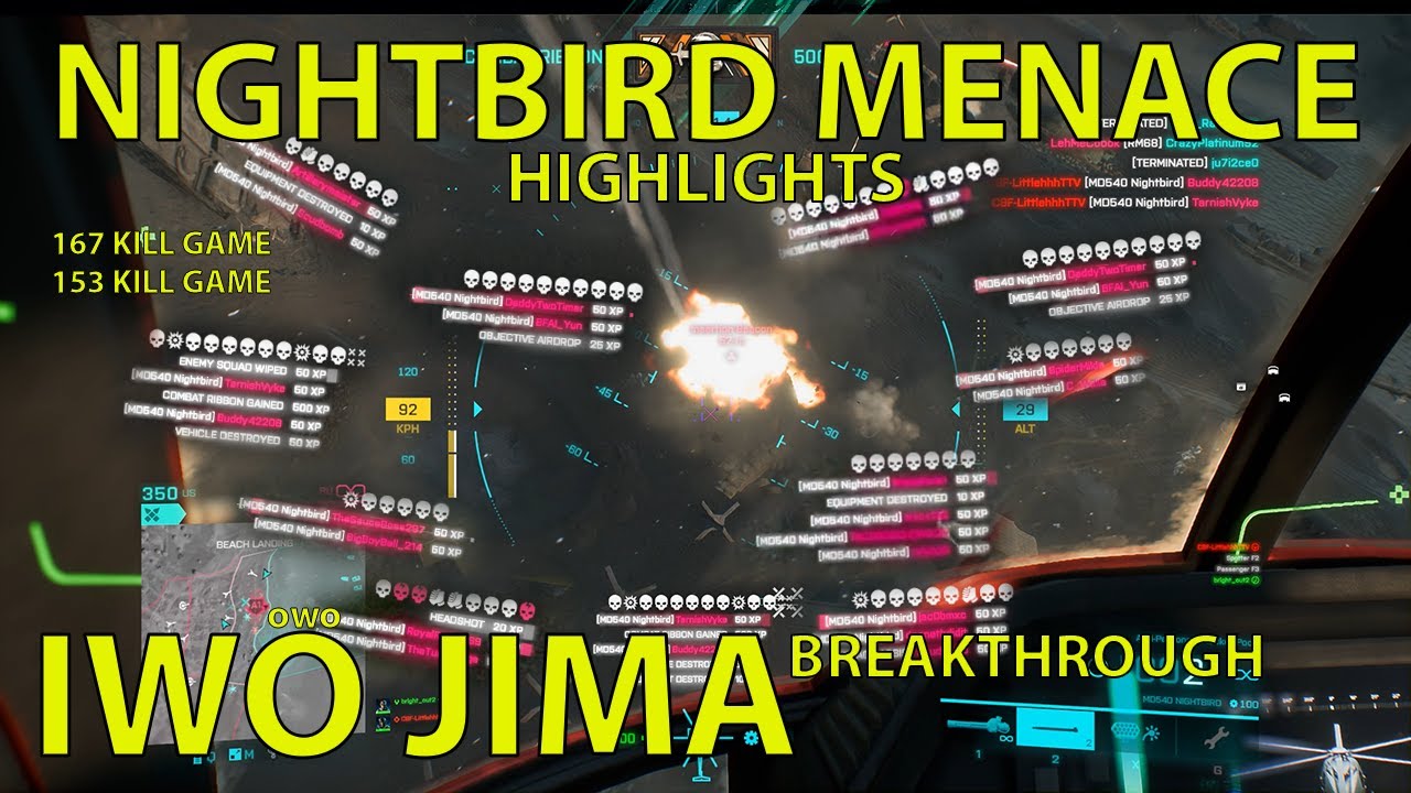 new pilot attempts flying | NIGHTBIRD | IWO JIMA | #battlefield #battlefield2042multiplayer #bf2042
