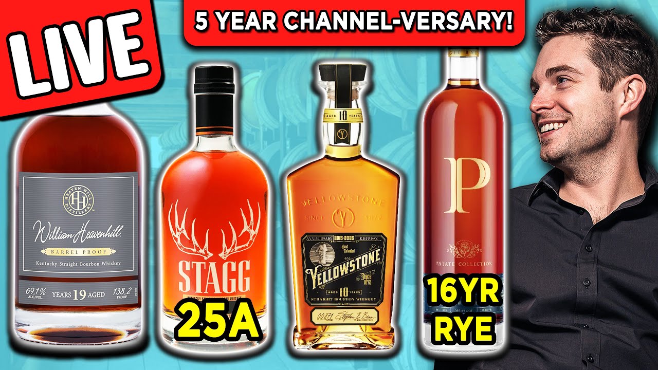 LIVE! 5 YEAR CELEBRATION w/William Heavenhill 19, Stagg 25A, & MORE!