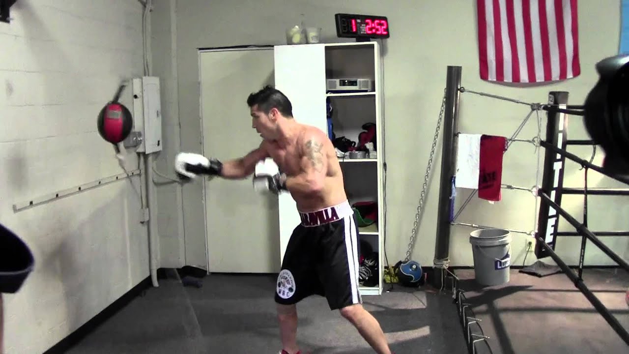 Sergio Maravilla Martínez entrenando para Julio César Chávez Jr.