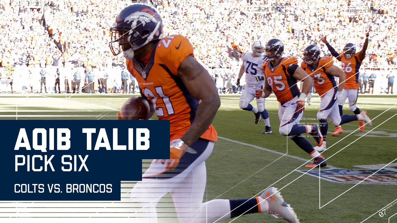Aqib Talib's Incredible Pick 6! | Colts vs. Broncos | NFL