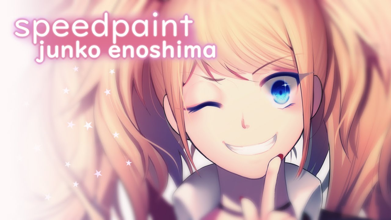 Dangan Ronpa fanart: Junko Enoshima! | Digital art speedpaint
