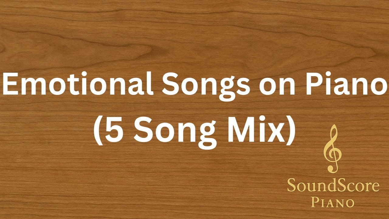 5 Emotional Piano Songs 🎹 Instrumental Medley | Piano Tutorial + Sheet Music