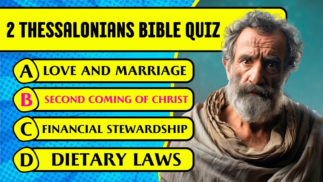 Book of 2 Thessalonians Bible Quiz (30 Hardest Questions & Answers to Test Your Bible Knowledge)