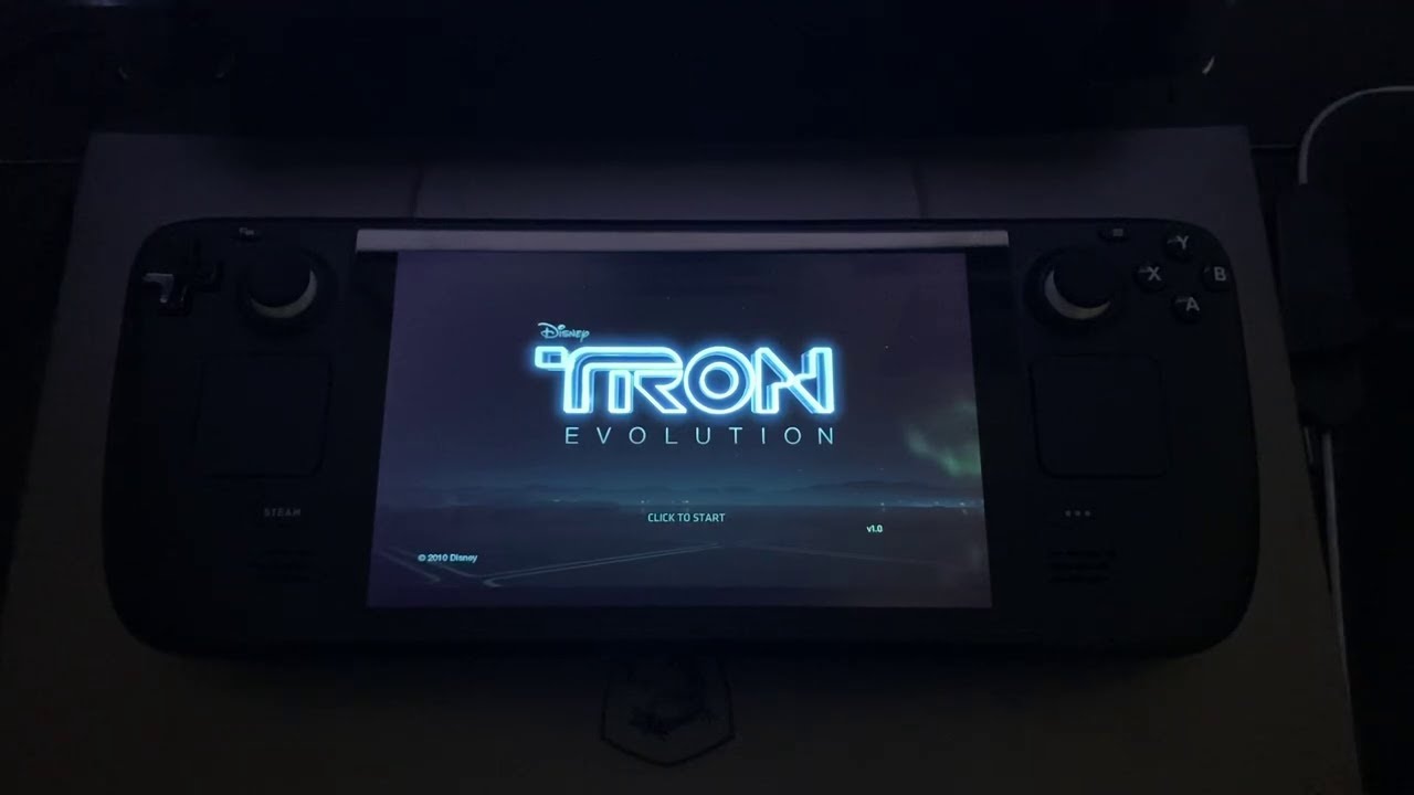 TRON: Evolution (PC) running on the Steam Deck