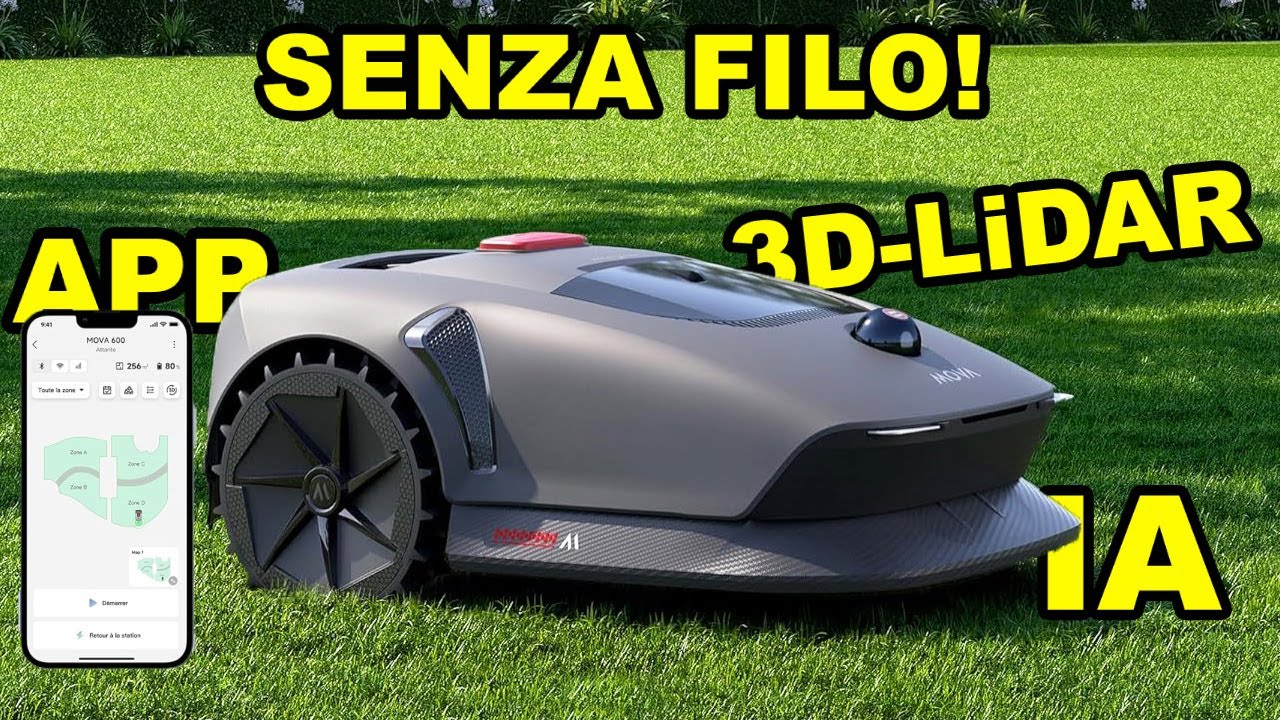 I MIGLIORI ROBOT TAGLIAERBA 2025 Senza Filo Perimetrale su AMAZON! Automatici e per Ogni Budget