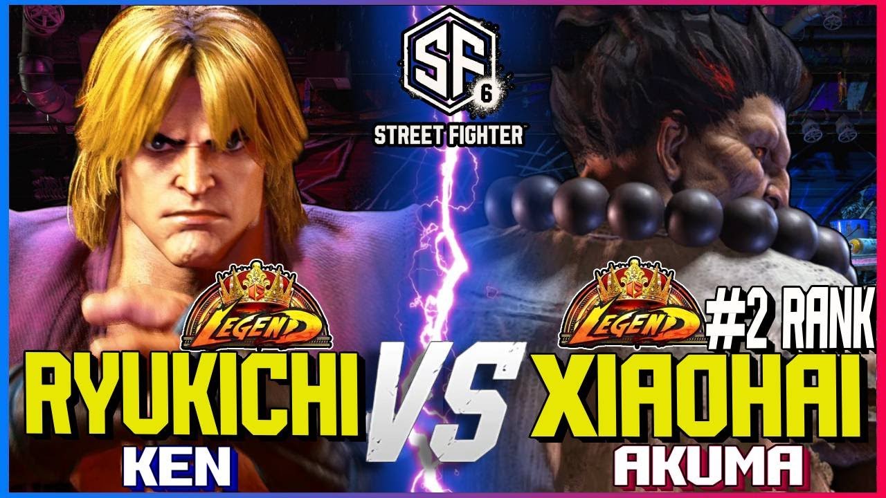 SF6 ▰ Ryukichi (Ken) vs XiaoHai (#2 Ranked Akuma) ▰ Street Fighter 6 High level Gameplay