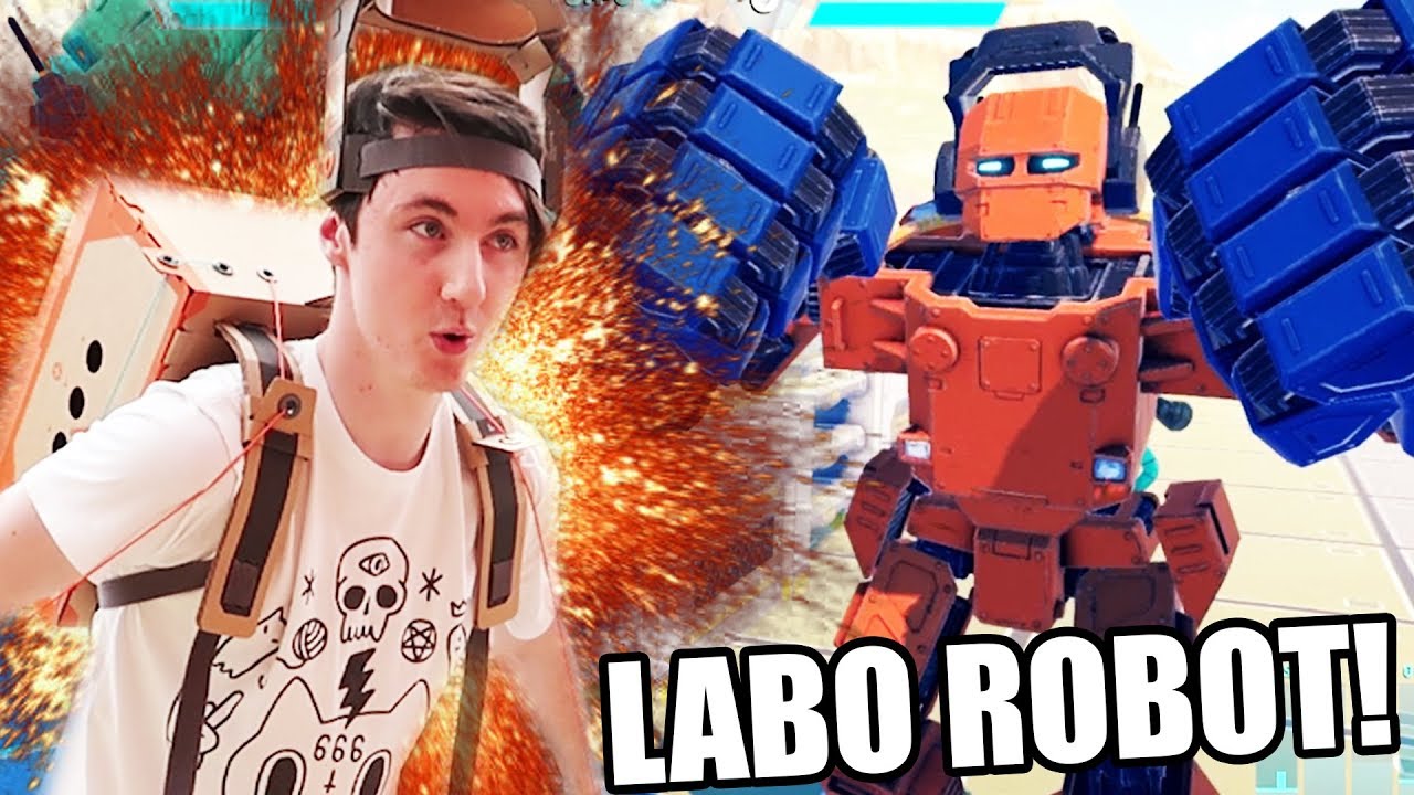 DAWKO... THE DESTROYER OF WORLDS... || Nintendo Labo Robot Kit Gameplay