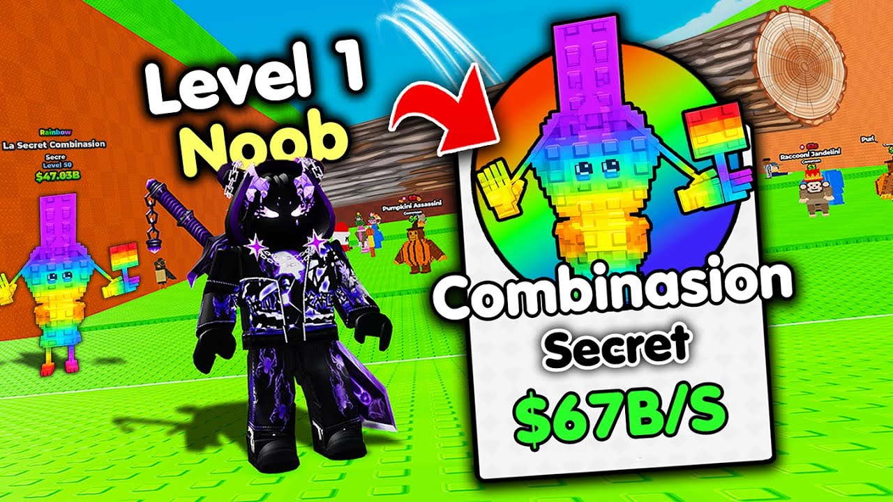 Starting Over as NOOB with OP SECRET in Escape Logs For Brainrots! (Roblox)