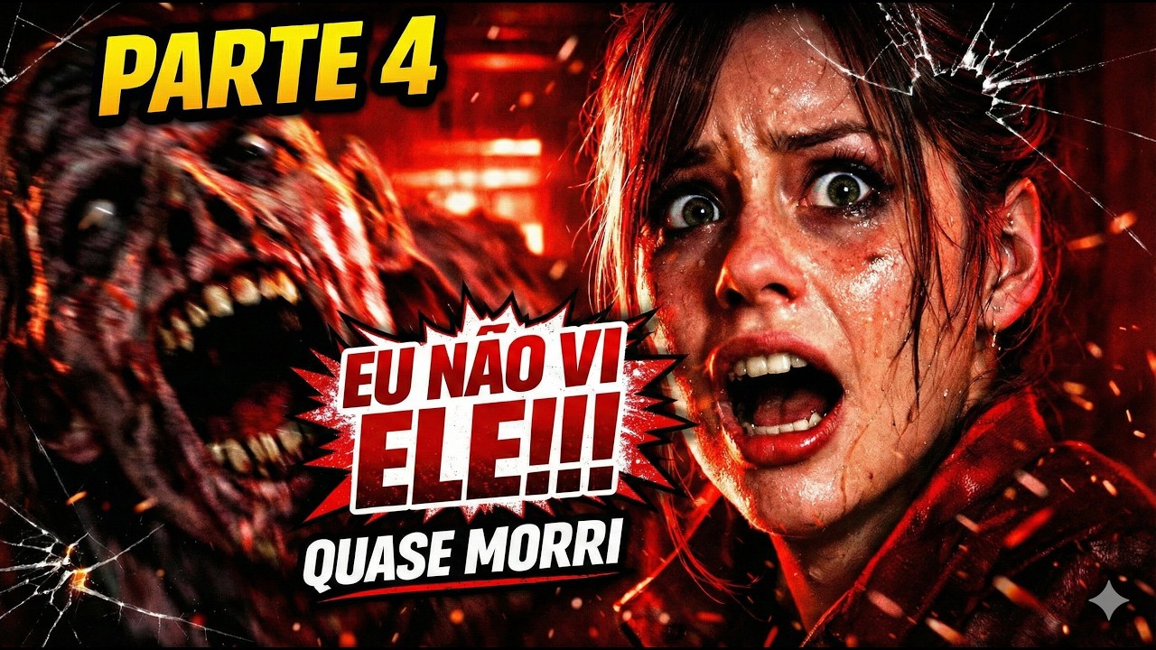 RESIDENT EVIL 2 REMAKE PARTE 4 😨 A PIOR PERSEGUIÇÃO DO JOGO COMEÇOU!