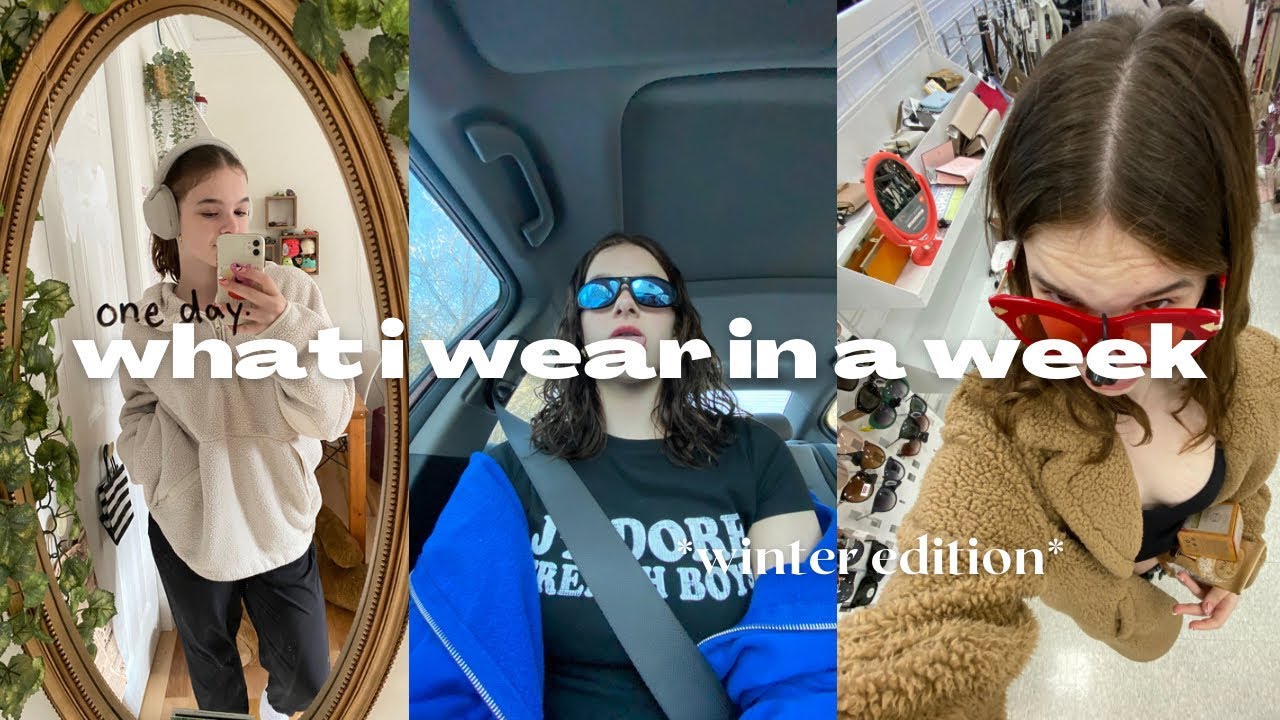 what i wear in a winter week!!