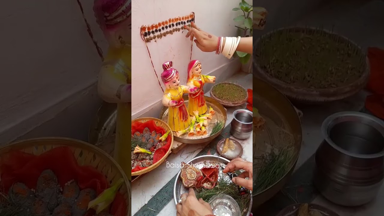 gangaur puja🌸🌸 #culture #shortvideo #rajasthanidance #ghoomar #rajasthanisong #jaipur