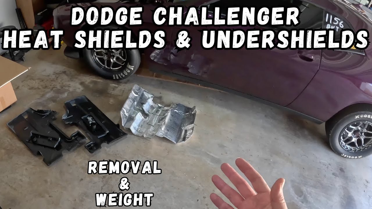 Removing a few Lower Heat Shields and Undershields off my 2020 Dodge Challenger 1320