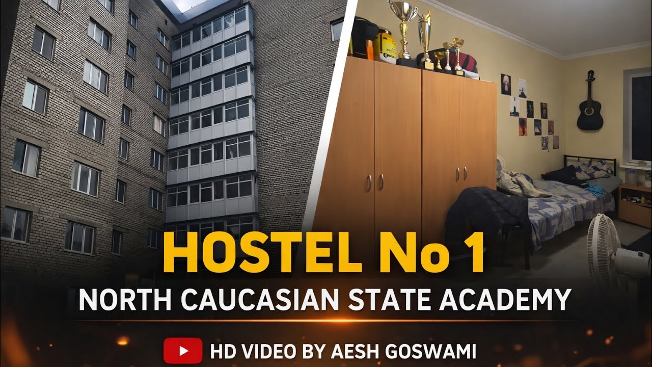 Hostel No. 1 Russia 🇷🇺 | North Caucasian State Academy | Full Hostel Tour