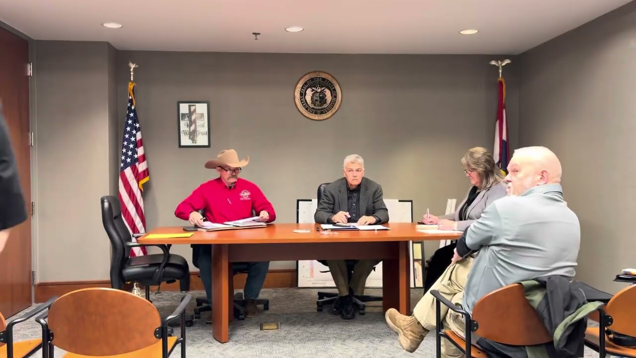 Laclede County Commission Meeting, Dec. 2, 2025: Skid Steer Loader, Department Updates