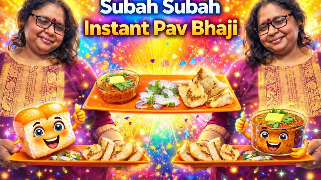 Subah Ka Swad: Instant Pav Bhaji