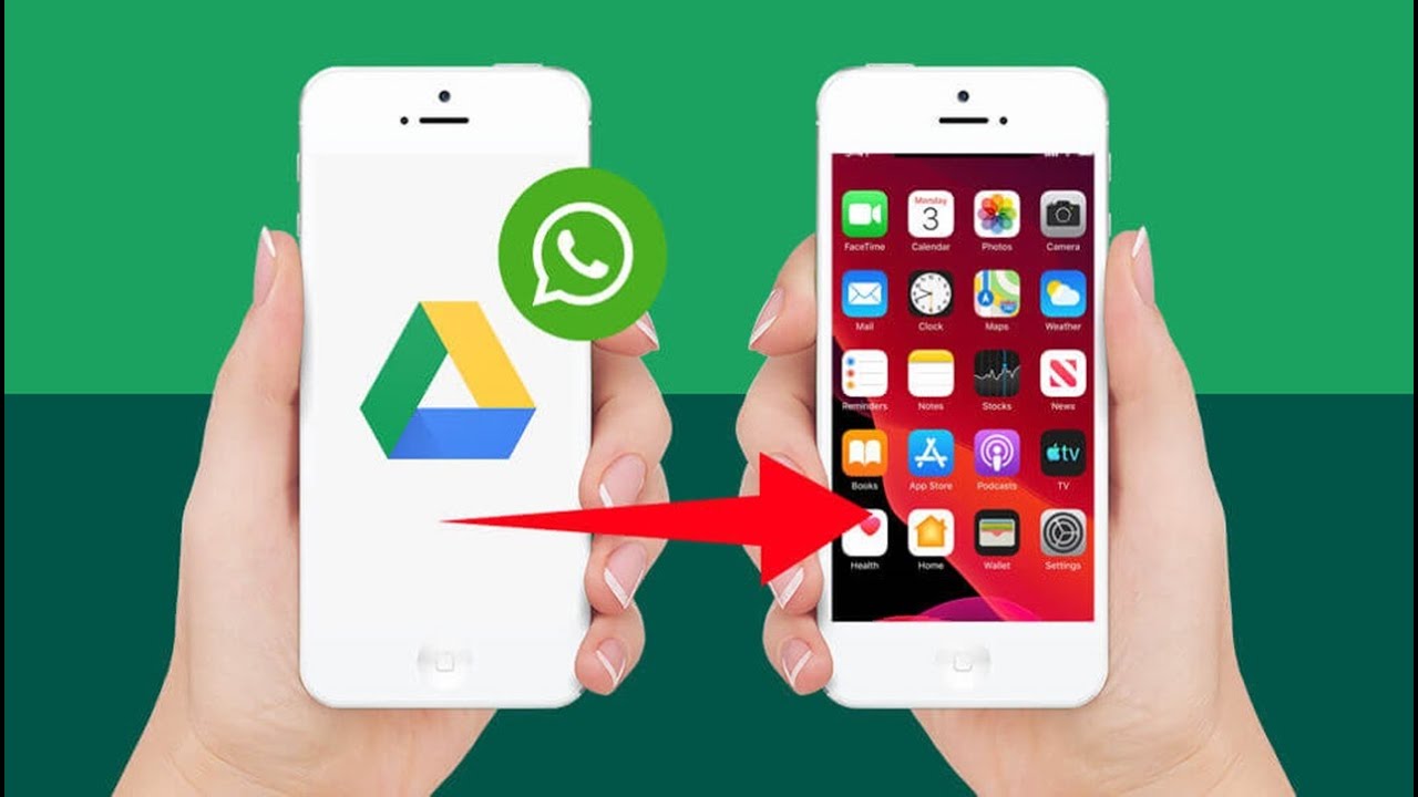 [2 fa&ccedil;ons] Comment restaurer la sauvegarde Whatsapp de Google Drive vers iPhone 15/14/13
