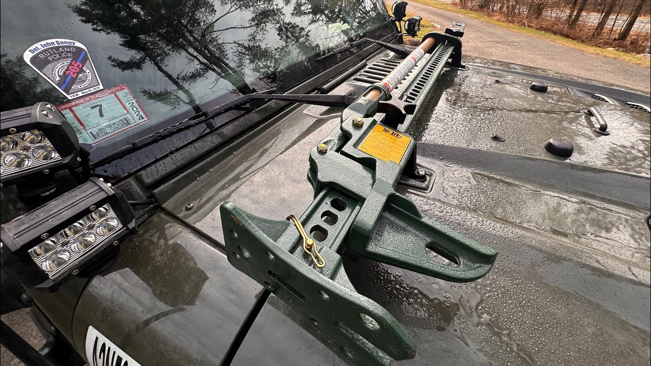 Hi Lift Jack JKU Hood Mount