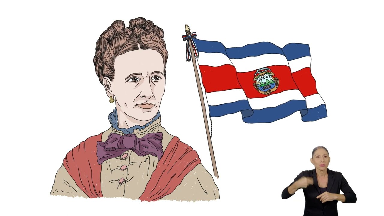 ¿Dónde se exhibió por primera vez la actual bandera de la República de Costa Rica?