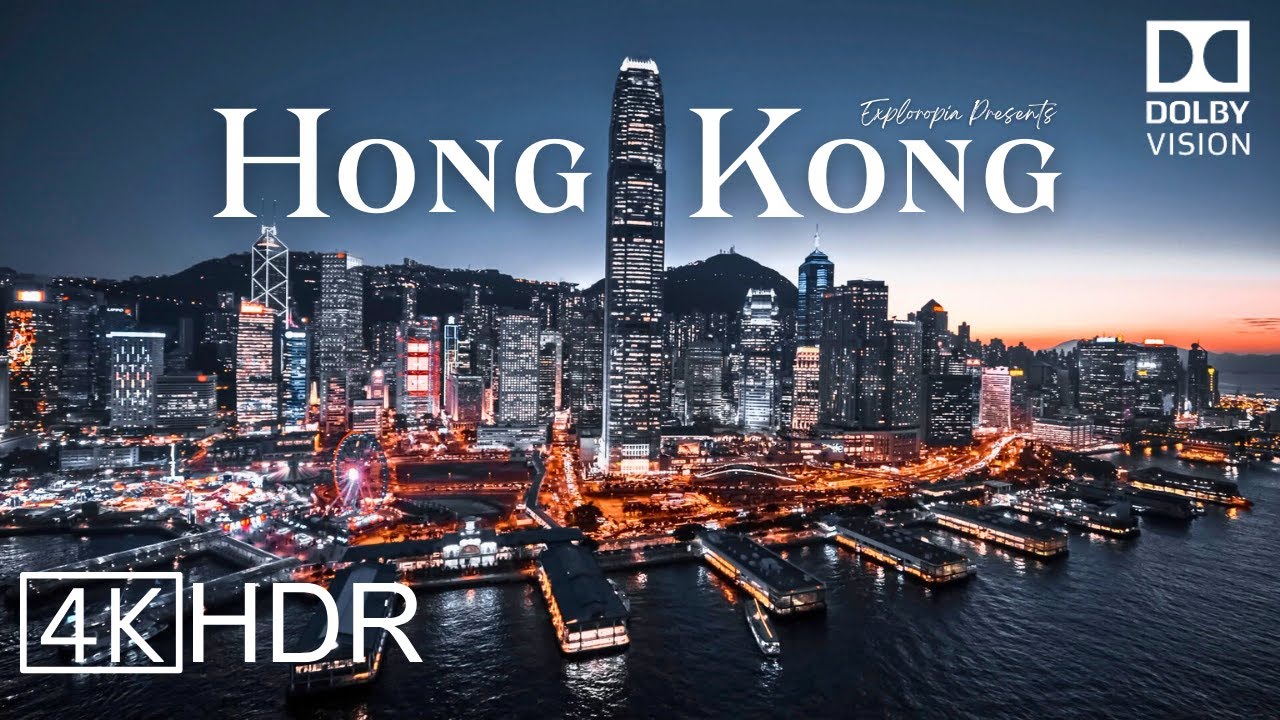 Hong Kong, China 🇨🇳 in 4K HDR ULTRA HD 60 FPS Dolby Vision™ Drone Video