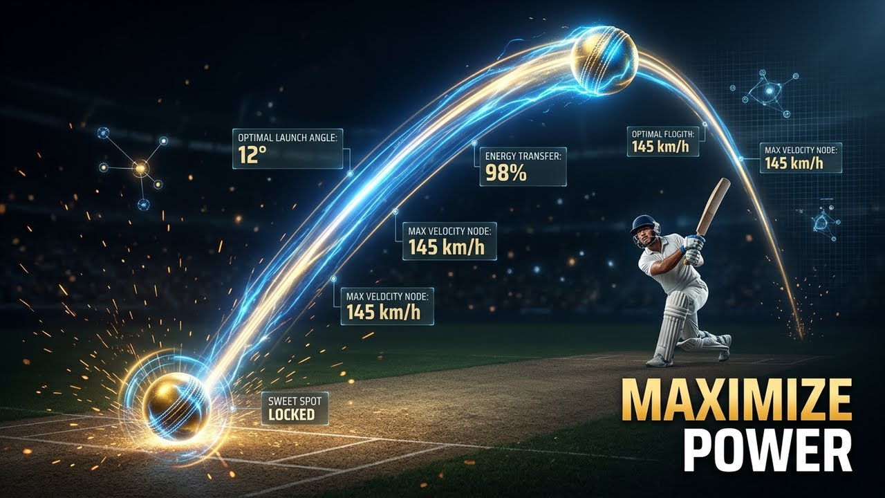 The Physics of the Perfect Cricket Shot | Cover Drive