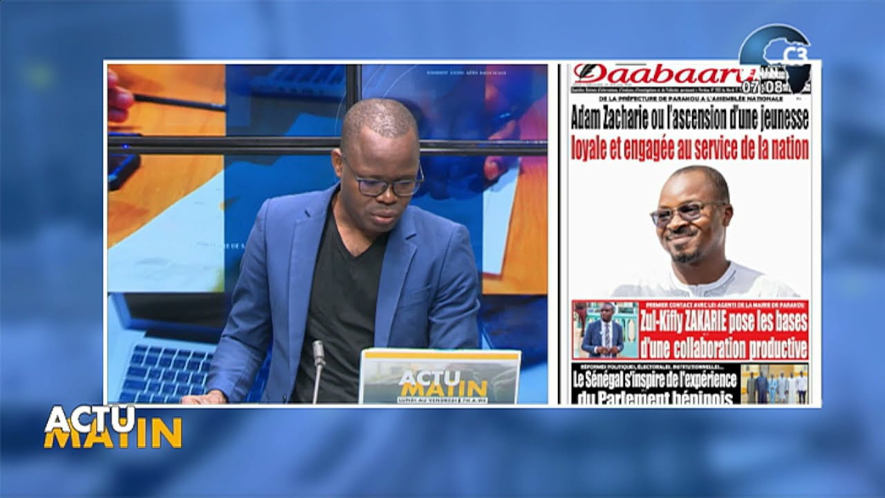 CANAL3-BENIN : Intégralité Actu Matin du Mardi 17  Février 2026