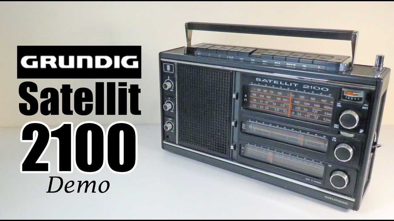 SOLD - Grundig Satellit 2100 Portable Radio / Table Top Multiband Receiver SW/FM/LW etc