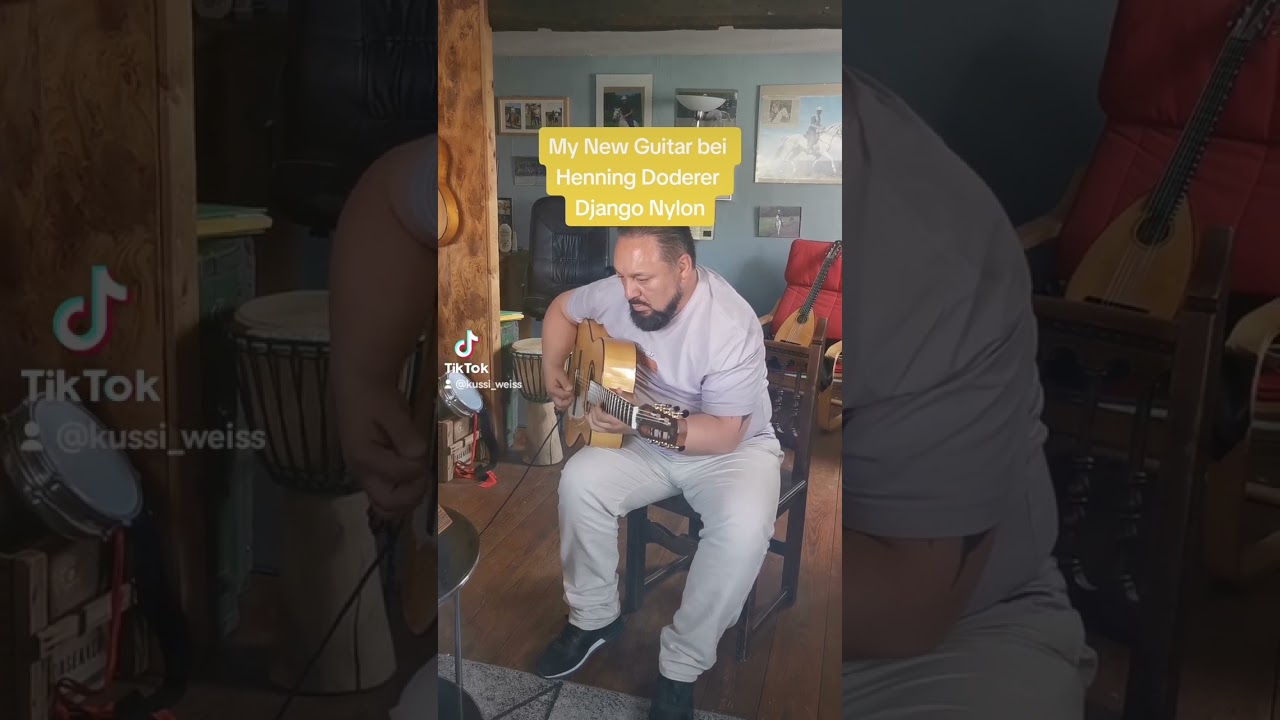 Kussi Weiss Tschabo Franzen bei Henning Doderer Gitarrenbau Meister