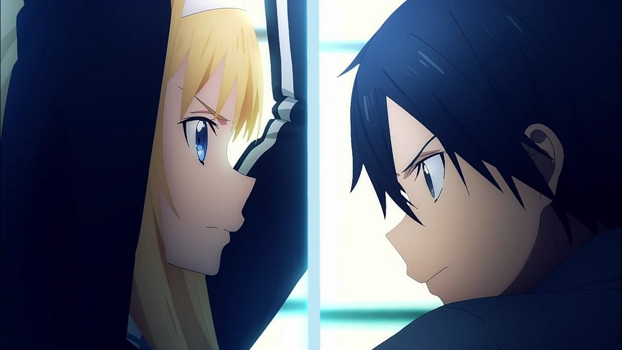 Alice Vs Kirito Técnica secreta cabezazo de metal(SAO alicization War of Underworld) español latino
