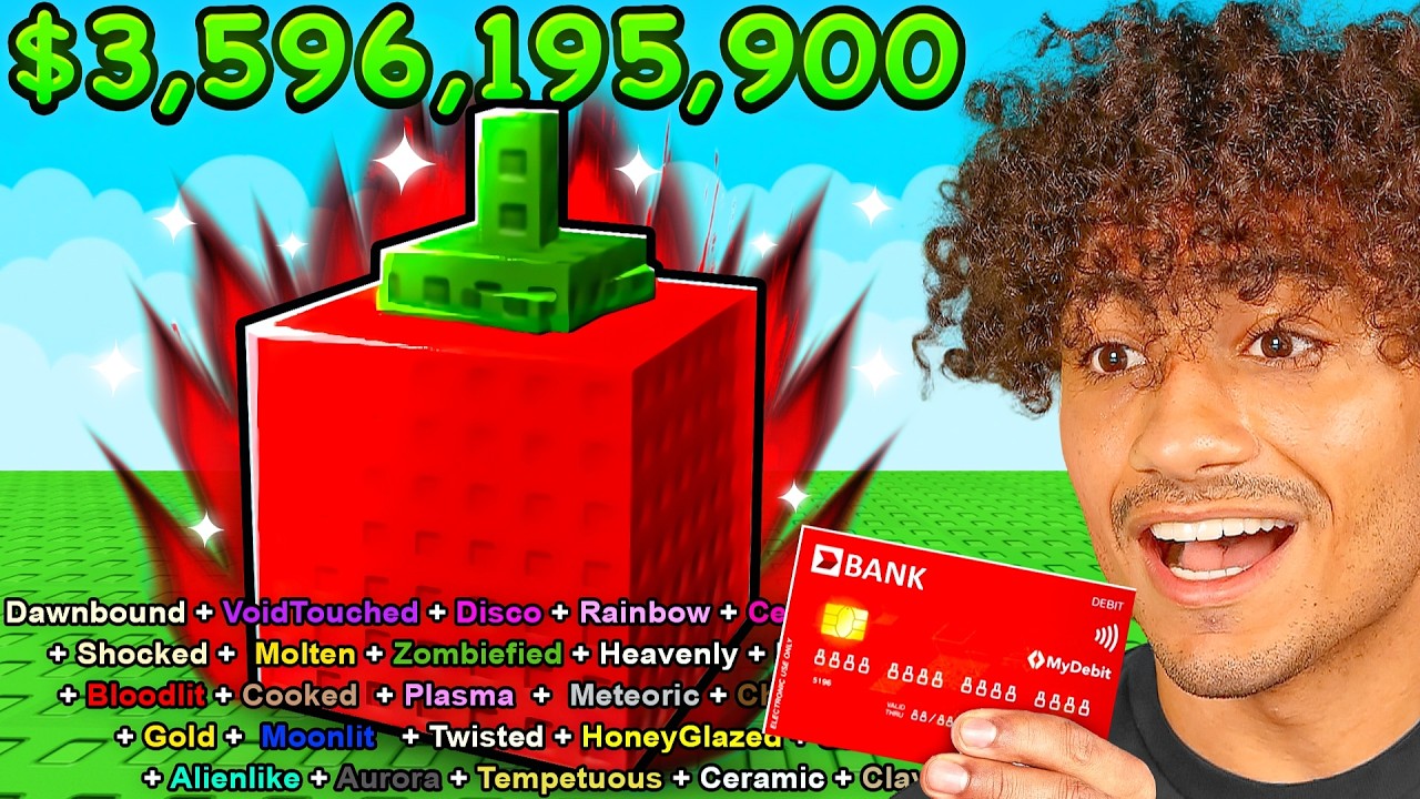 Spending $9,482,735 For The GRAND TOMATO In Grow A Garden..