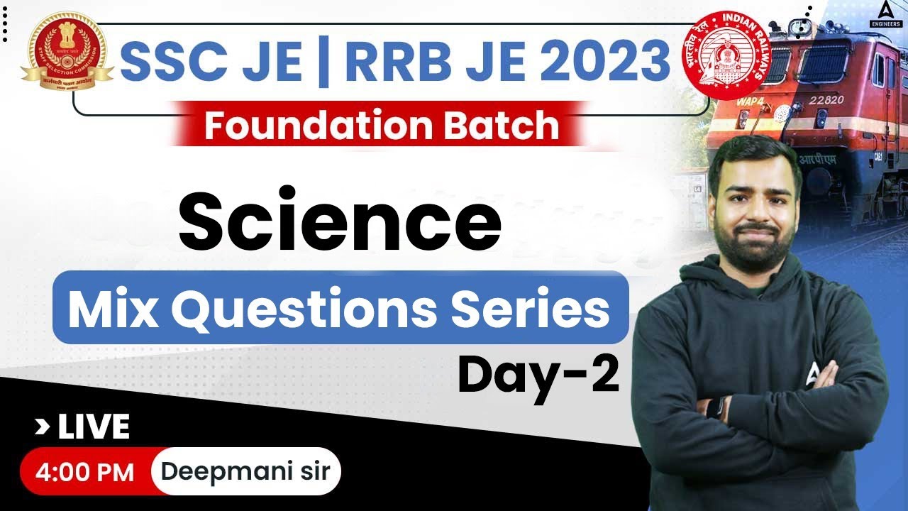SSC JE/RRB JE 2023 | RRB JE Science Classes | Mixed Question Series #2 | By Deepmani Sir