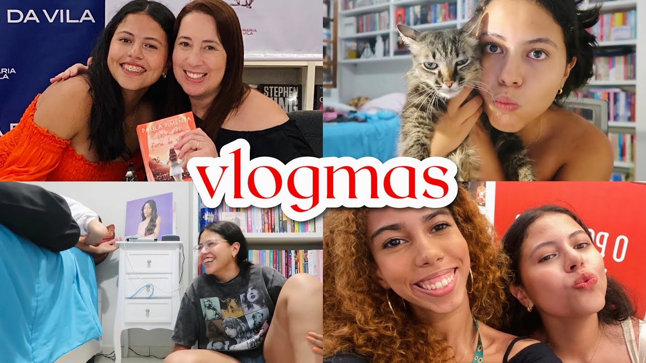 férias, amigos, paula pimenta e lançamento de minha vida fora de série 5 | vlogmas