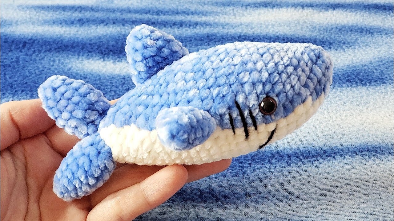 How To Crochet Shark | Amigurumi Tutorial | SpringDay DIY